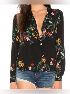 Rolla’s Heidi Blouse in Wild Garden Floral – Size 8/S NWT